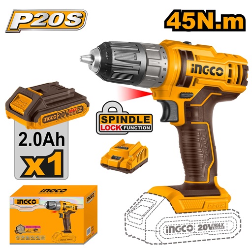INGCO 51pcs Cordless Drill Machine